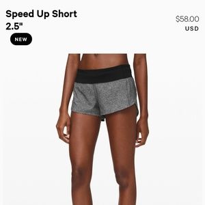 Lululemon Speed Up Short 2.5"